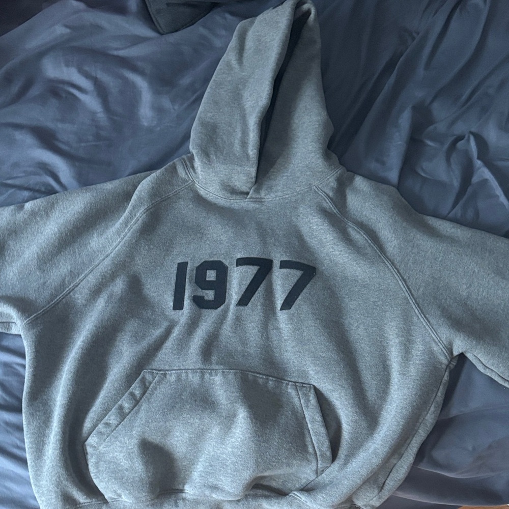 Essentials Gray Hoodie - image 1